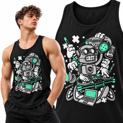 TANK TOP ANIMOWANY  DJ ROBOT
